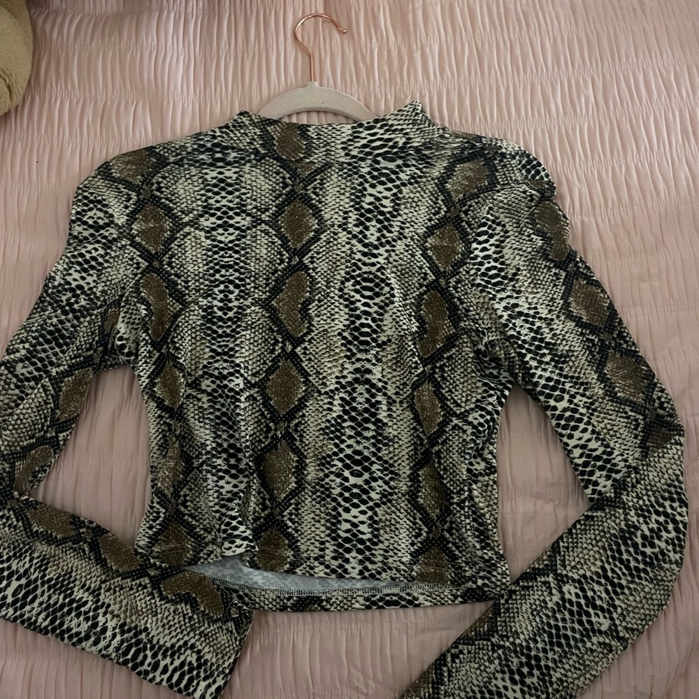 Snake Print Top